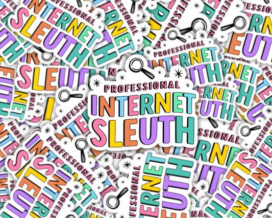 Professional Internet Sleuth Vinyl Sticker