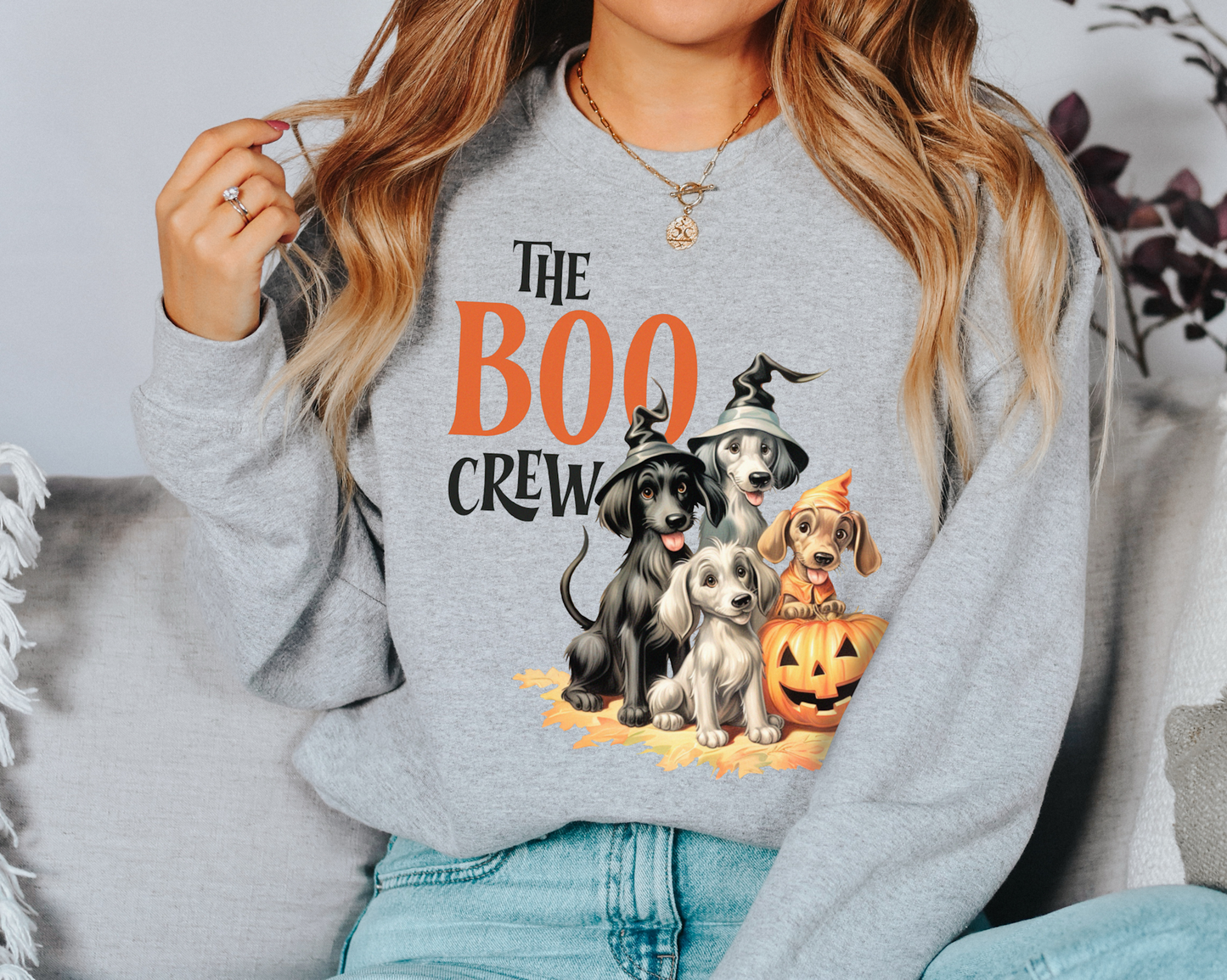 The Boo Crew Halloween Sweatshirt