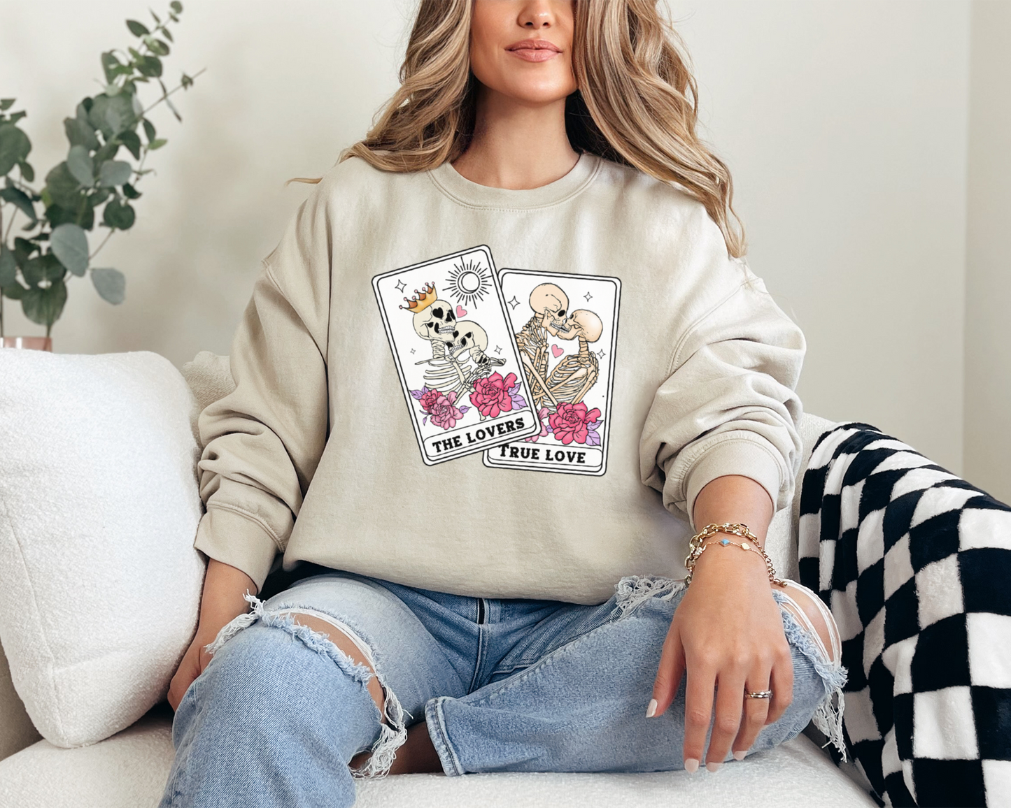 The Lovers Tarot Card Sweatshirt