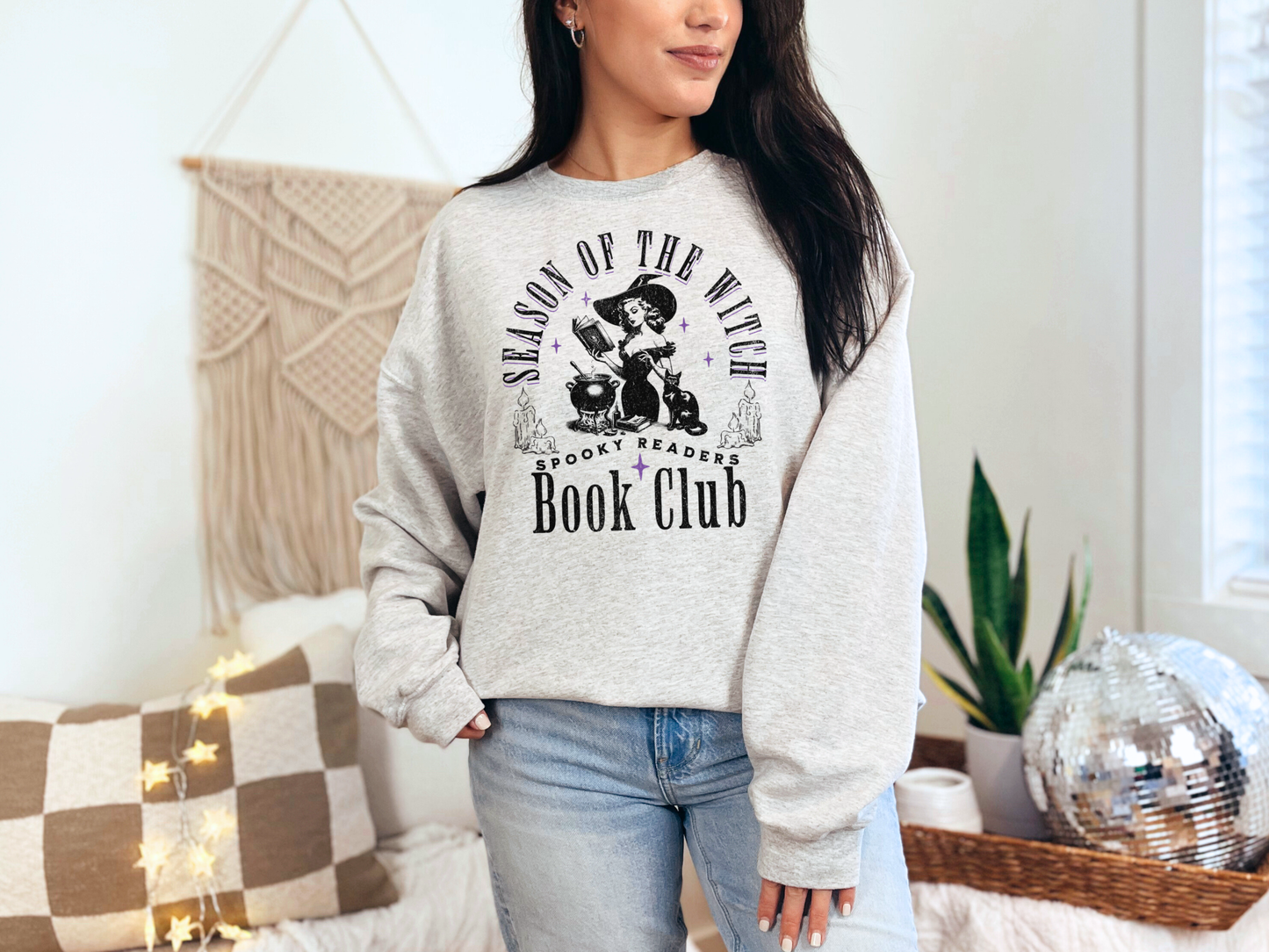 Season Of The Witch - Spooky Readers Book Club Sweatshirt