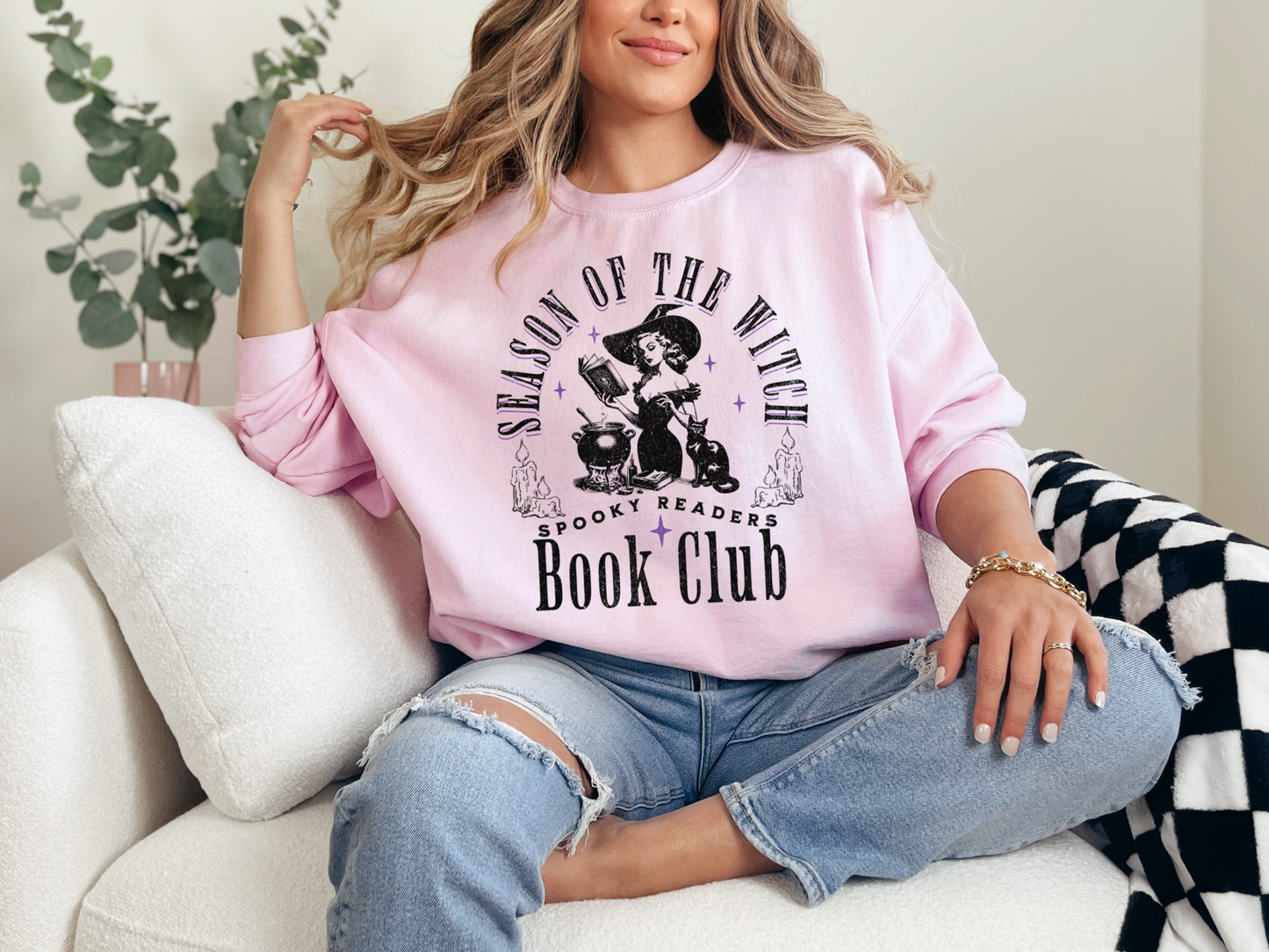 Season Of The Witch - Spooky Readers Book Club Sweatshirt