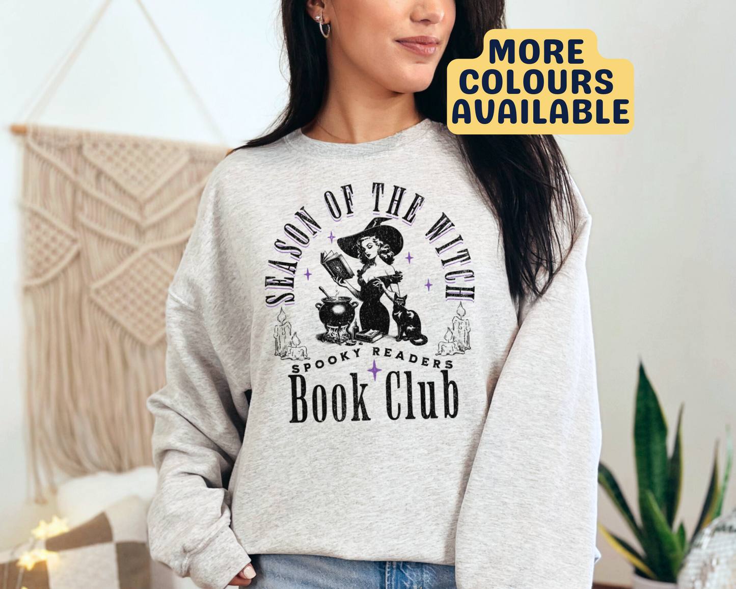 Season Of The Witch - Spooky Readers Book Club Sweatshirt