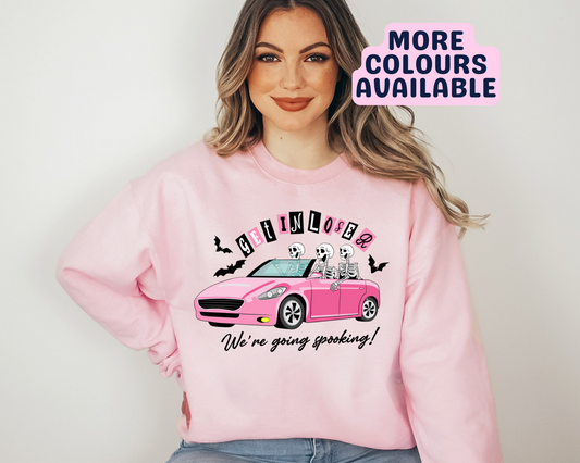Get In Loser, We're Going Spooking Halloween Sweatshirt