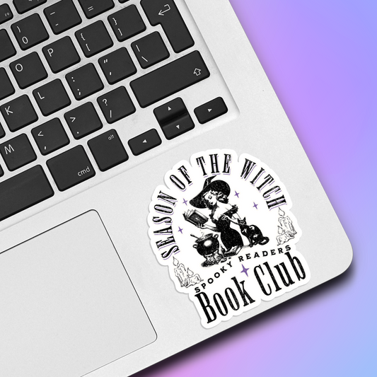 Season Of The Witch - Spooky Readers Book Club Vinyl Sticker