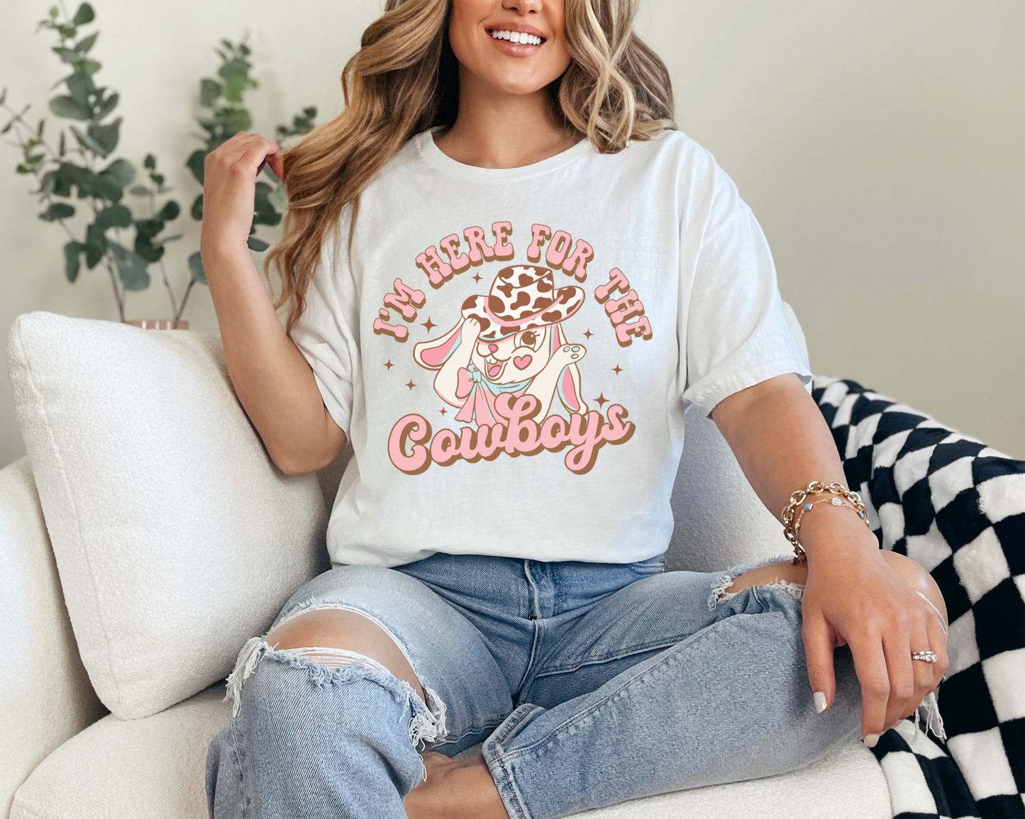I'm Here For The Cowboys T-Shirt
