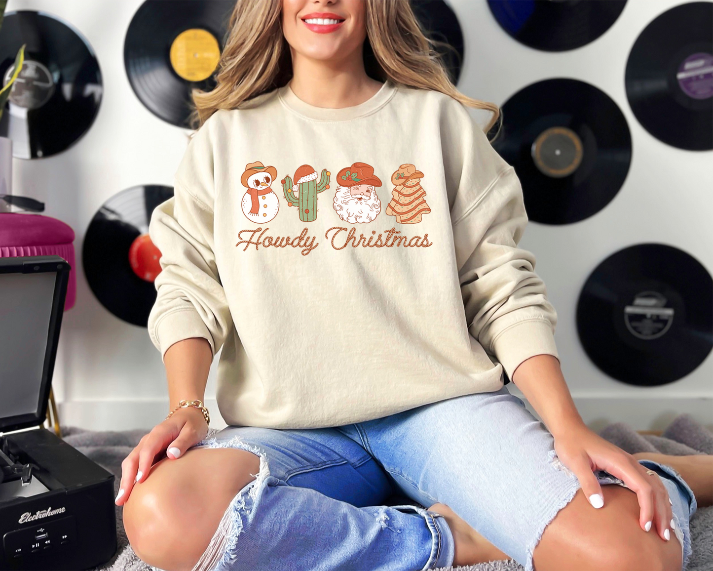 Howdy Christmas Sweatshirt