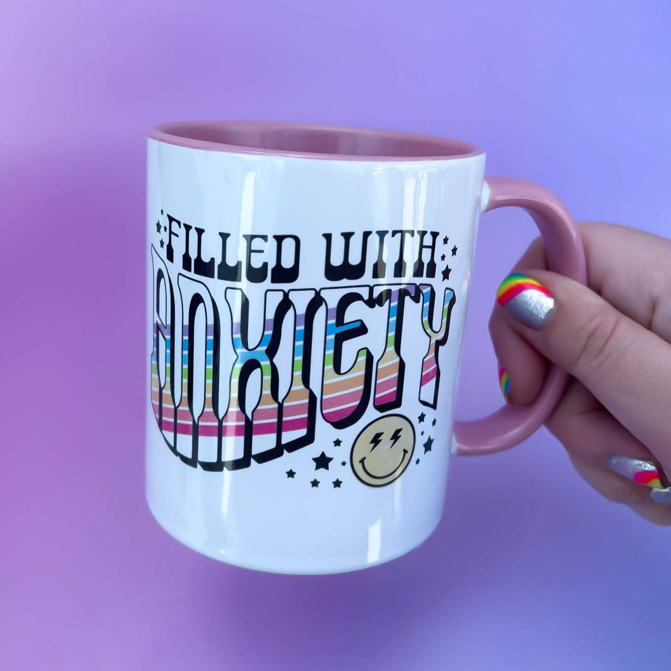 Filled With Anxiety Mug