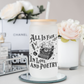 All is Fair in Love and Poetry Frosted Glass Tumbler