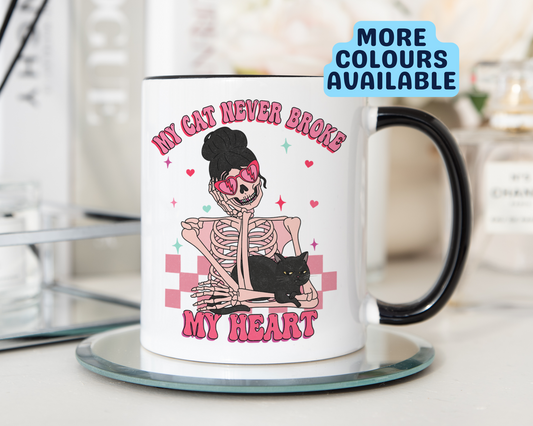 My Cat Never Broke My Heart Mug