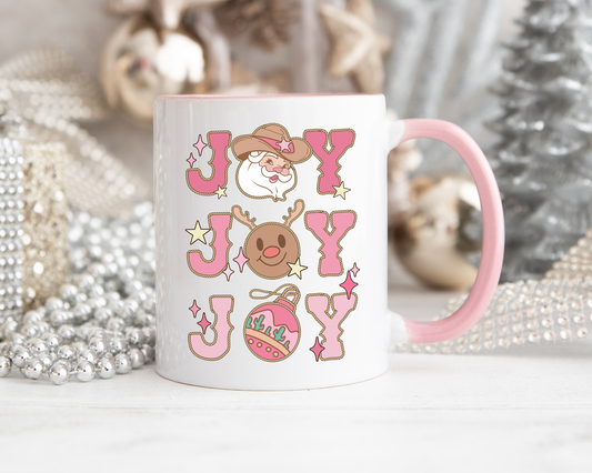 Western Joy Christmas Mug