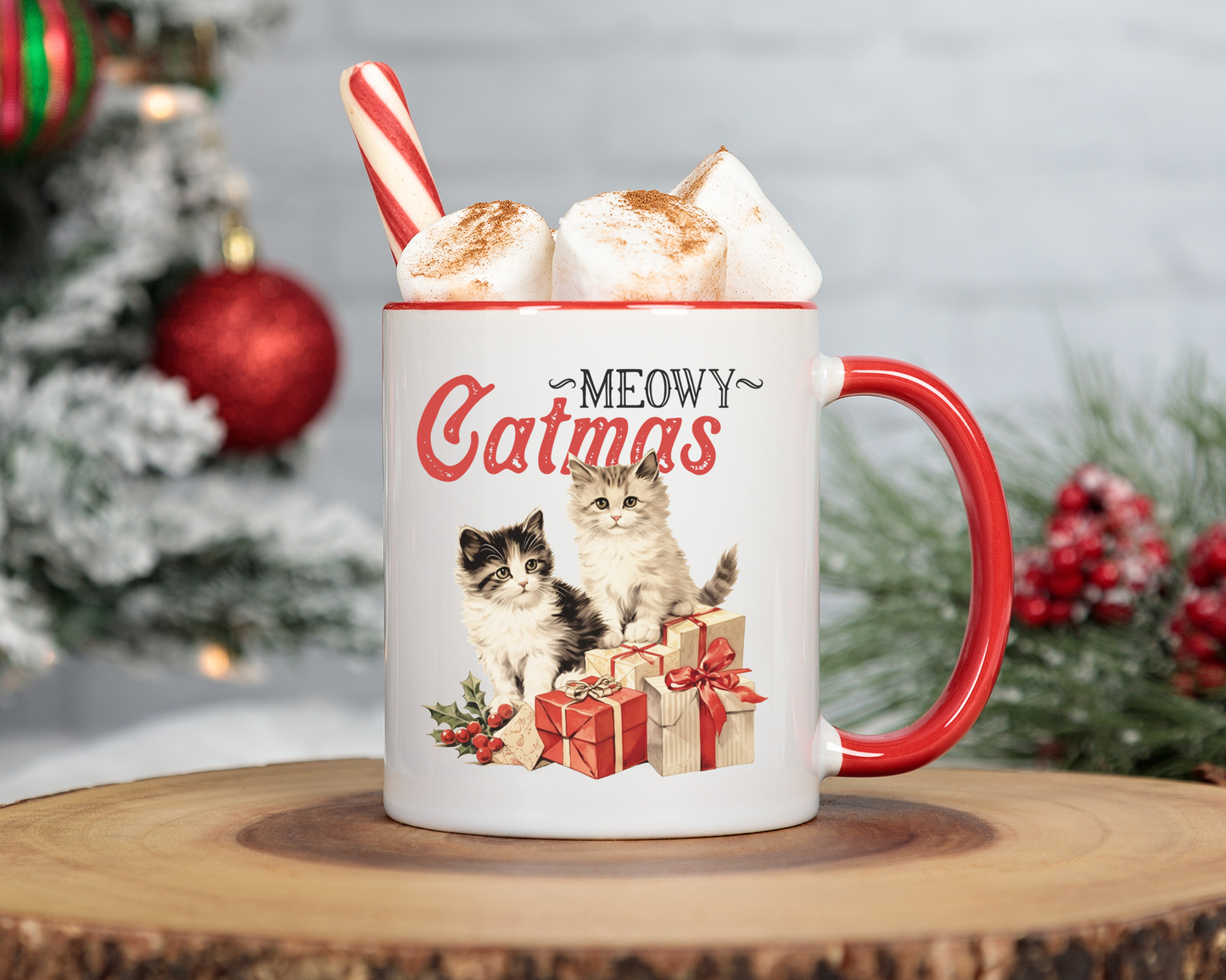 Meowy Catmas Christmas Mug