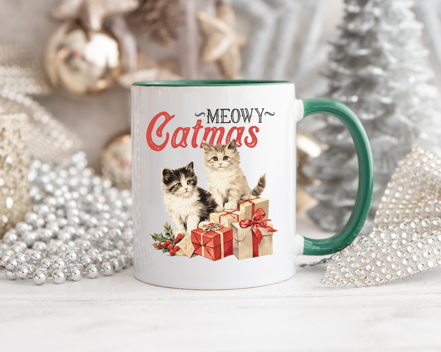 Meowy Catmas Christmas Mug