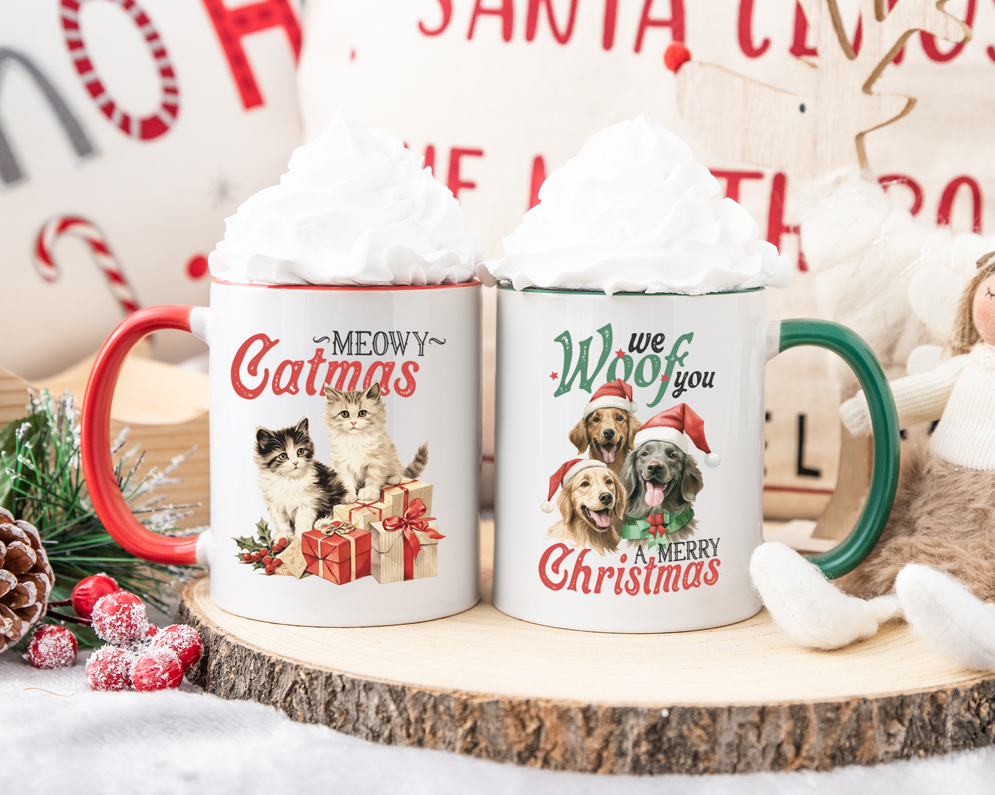 We Woof You A Merry Christmas Mug
