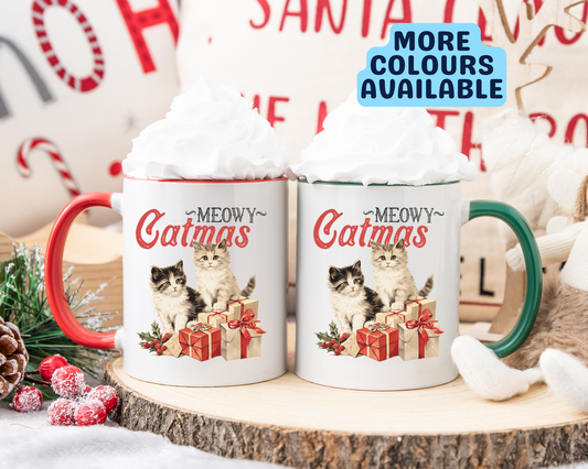 Meowy Catmas Christmas Mug