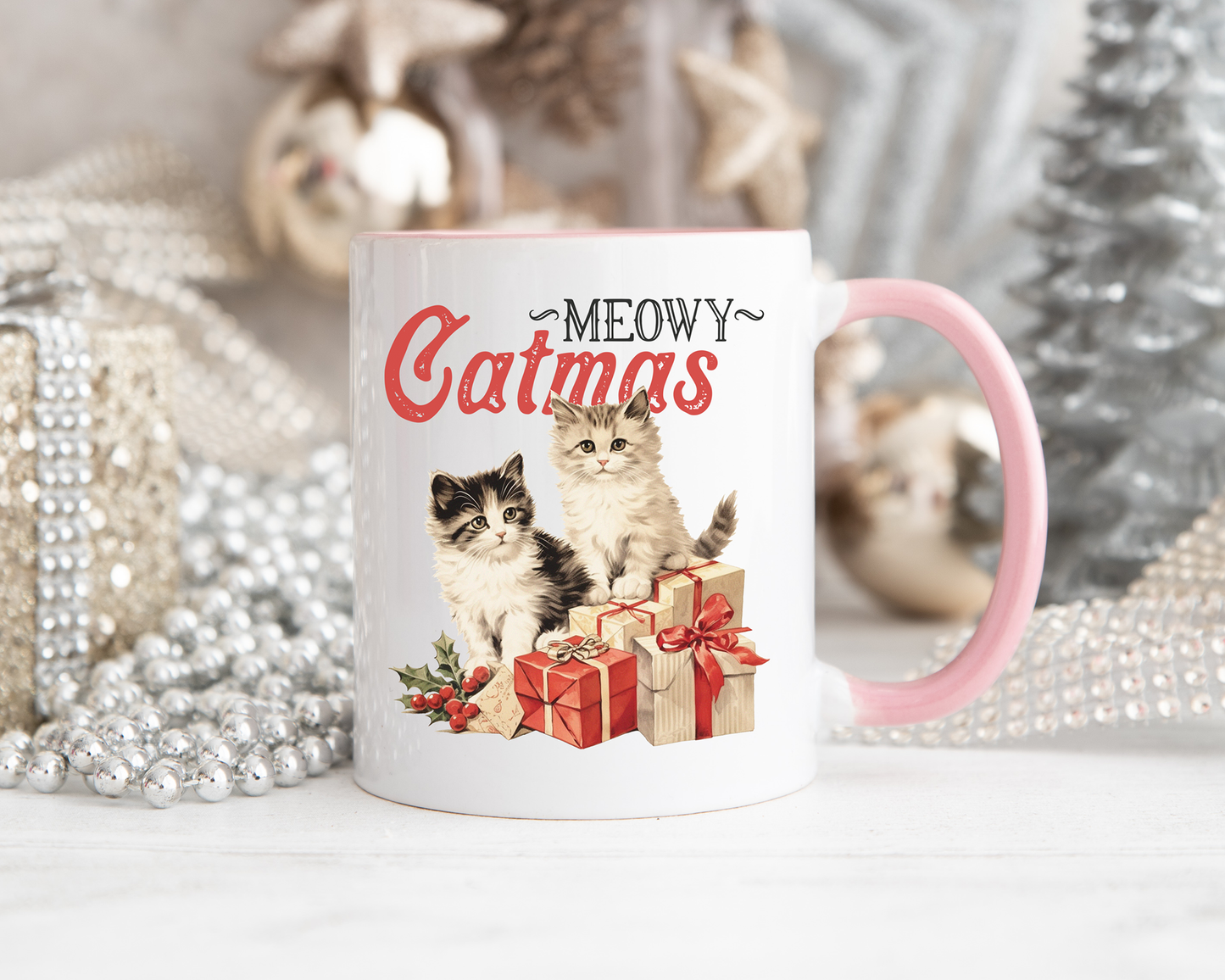 Meowy Catmas Christmas Mug