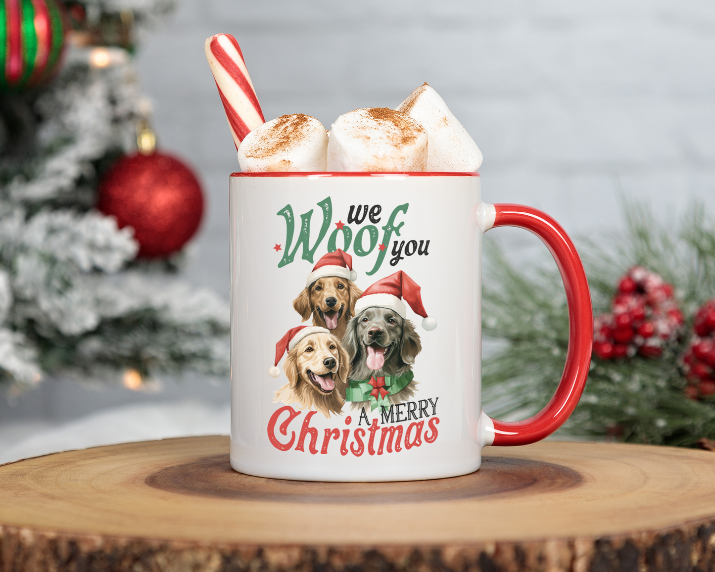 We Woof You A Merry Christmas Mug