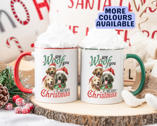 We Woof You A Merry Christmas Mug