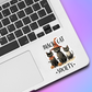 Black Cat Society Halloween Vinyl Sticker