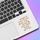 Focus On The Good Vinyl Sticker