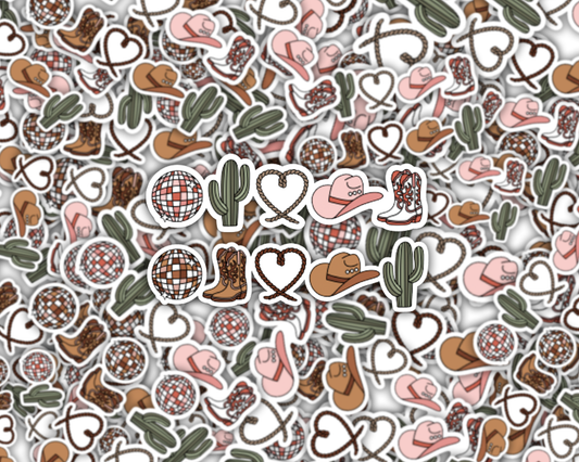 Cowgirl Country & Western Vinyl Sticker