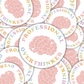 Professional Overthinker Vinyl Sticker