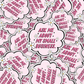 Ask Me About My Small Business Vinyl Sticker