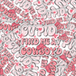 Cupid Find Me A Cowboy Vinyl Sticker