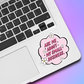Ask Me About My Small Business Vinyl Sticker