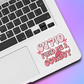 Cupid Find Me A Cowboy Vinyl Sticker