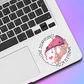 Love Disappoints Pizza Is Eternal Vinyl Sticker