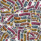 All Negative Vibes Will Be Returned To The Sender Vinyl Sticker