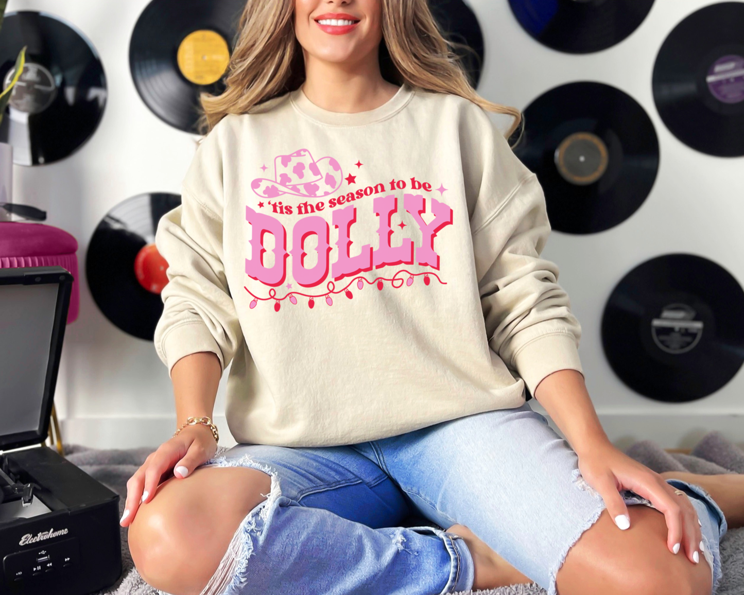 Tis The Season To Be Dolly Sweatshirt