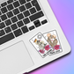 The Lovers Tarot Card Vinyl Sticker