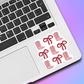 Cowboy Boots & Bows Vinyl Sticker